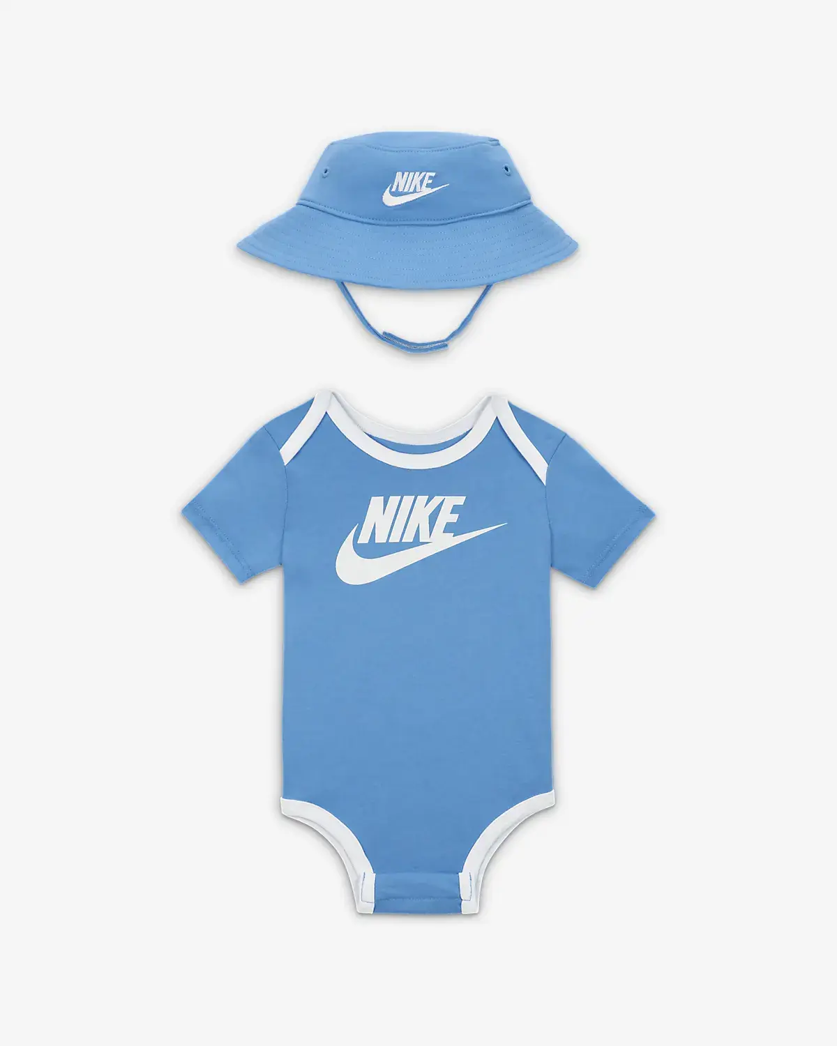 Nike Core Bucket Hat and Bodysuit Set. 1