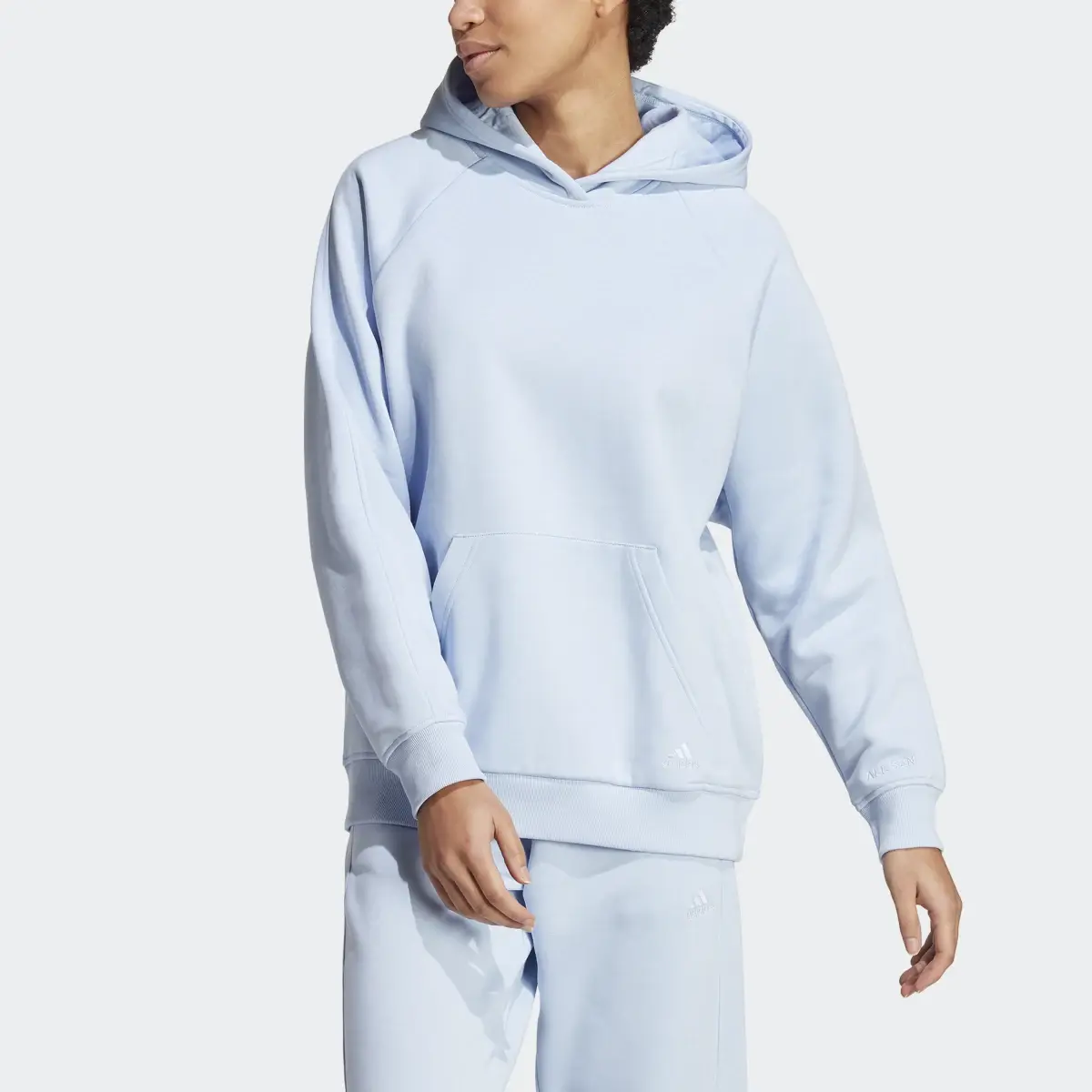 Adidas ALL SZN Fleece Boyfriend Hoodie. 1