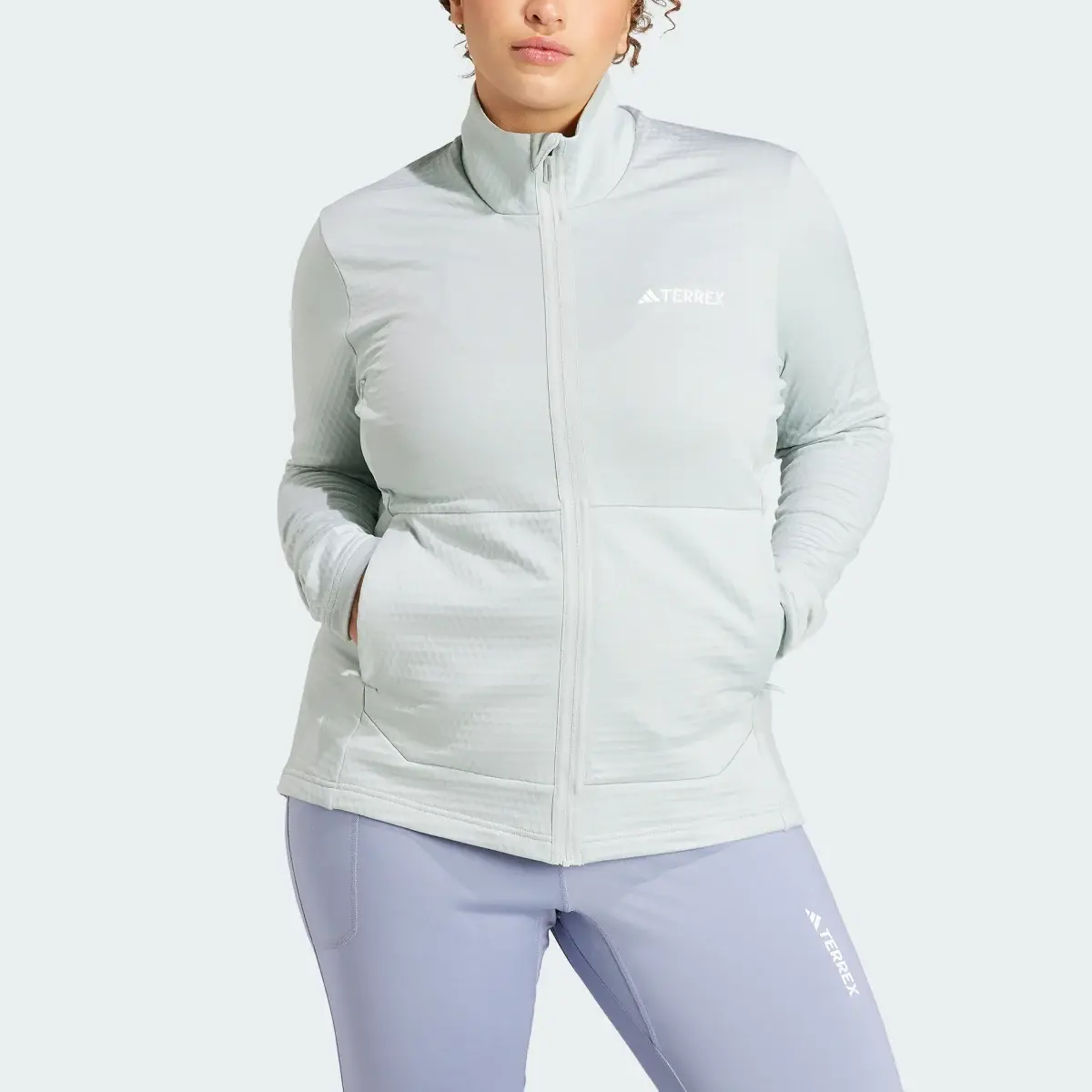 Adidas TERREX Multi Light Full-Zip Fleecejacke – Große Größen. 1