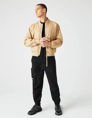 Lacoste Men's Insulated Padded Bomber Jacket