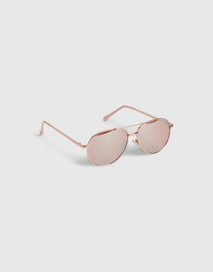 Kids Aviator Sunglasses pink