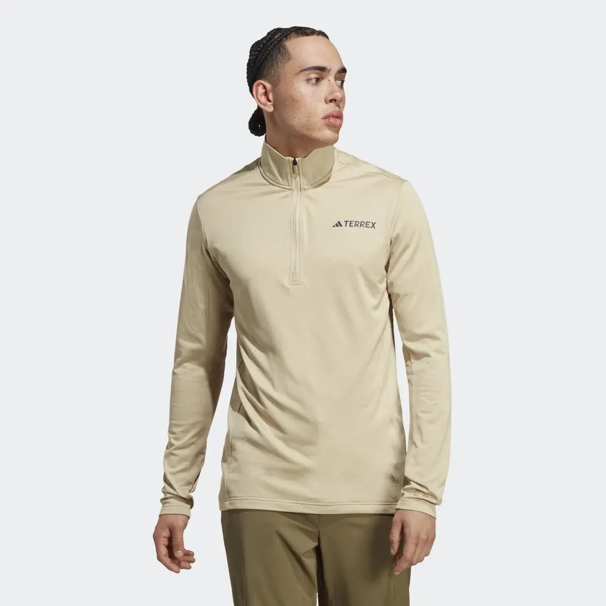 Adidas Sweat-shirt demi-zip molleton Terrex Multi. 2