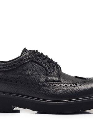 Siyah Günlük Bağcıklı Erkek Ayakkabı -11134-