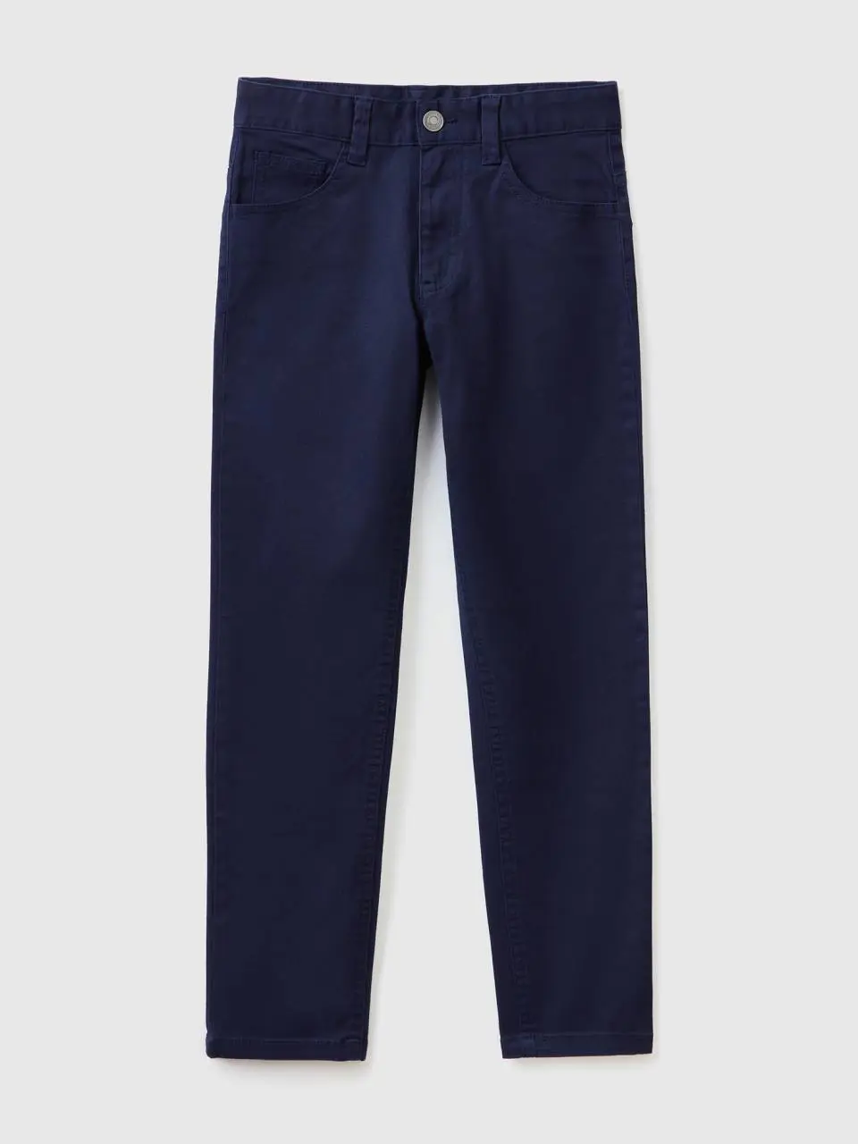 Benetton five pocket slim fit trousers. 1