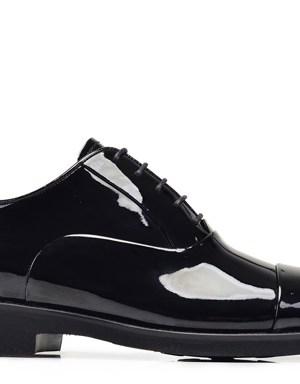 Siyah Rugan Oxford Erkek Ayakkabı -10332-