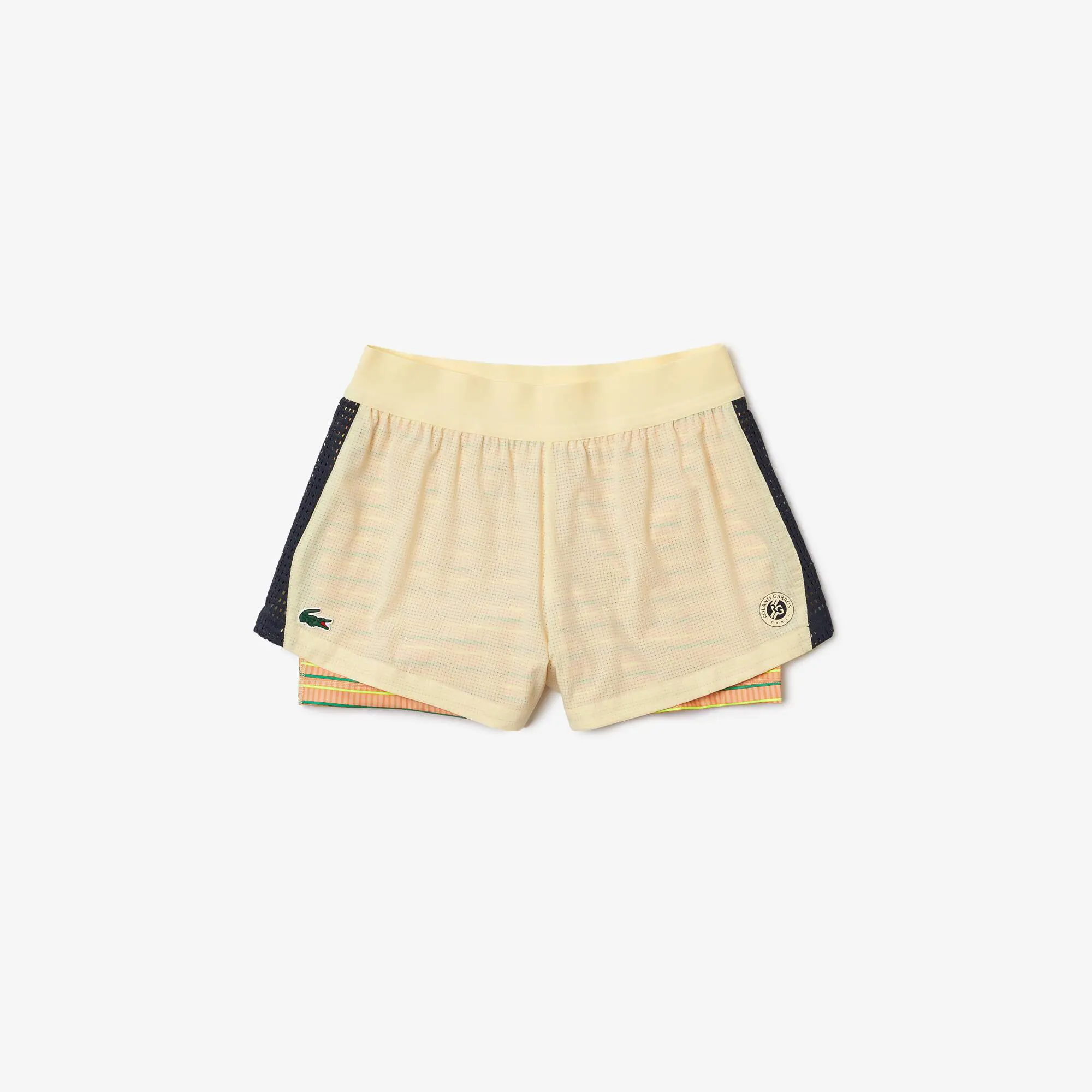 Lacoste Women’s Roland Garros Edition Sport Shorts with Built-in Undershorts. 2