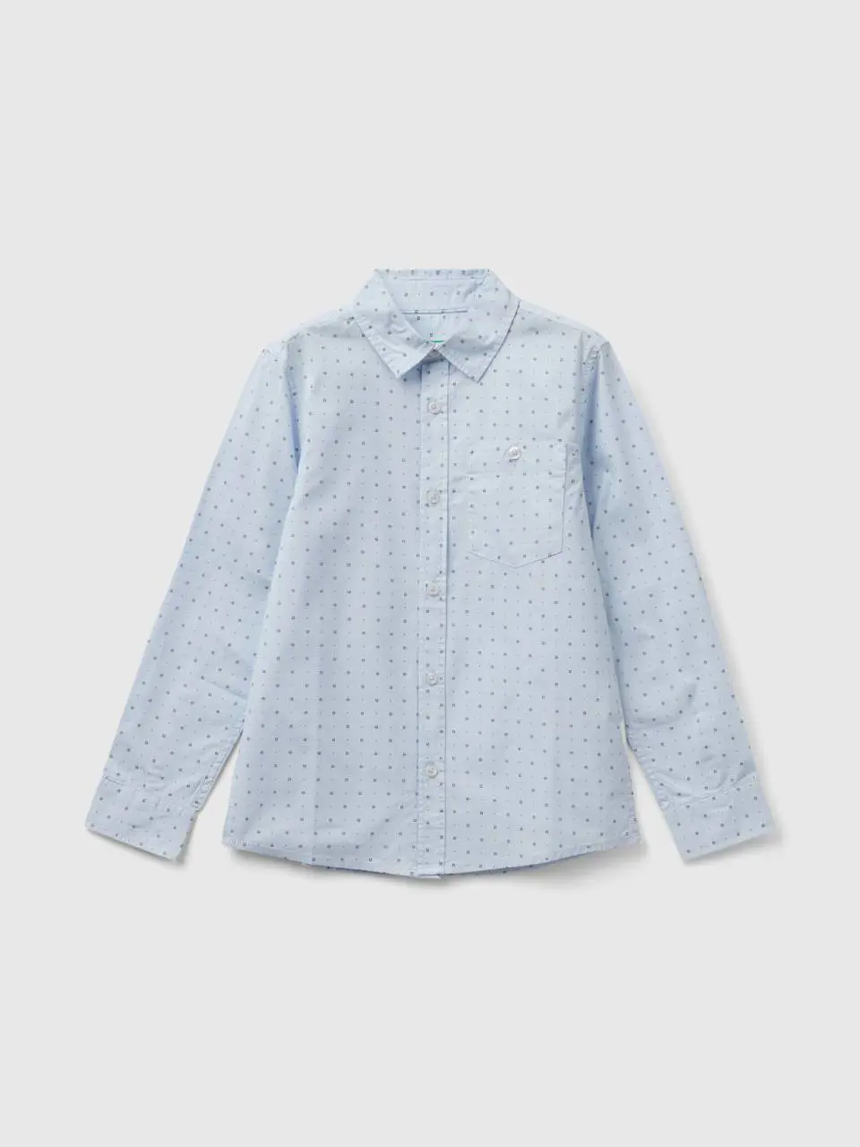 Benetton micro pattern shirt. 1