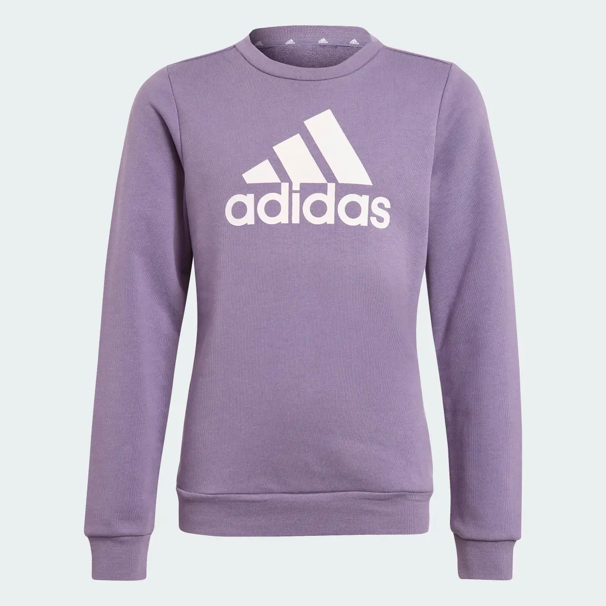 Adidas Essentials Big Logo Cotton Sweatshirt. 1