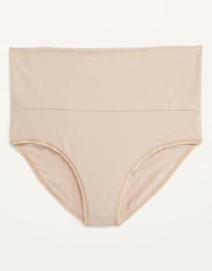 Old Navy Maternity Rollover-Waist Supima&#174 Cotton-Blend Hipster Underwear beige