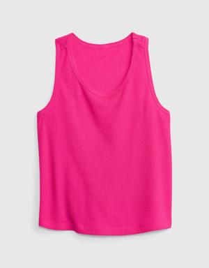 Gap Kids Rib PJ Tank Top pink