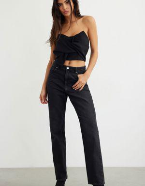 Knot Front Bustier Top