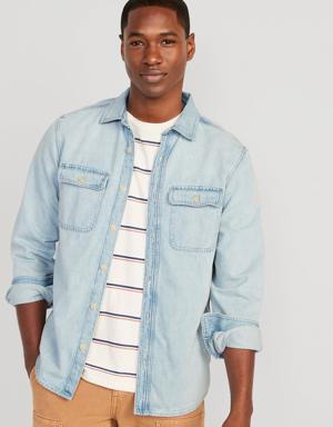 Classic Fit Jean Workwear Shirt blue