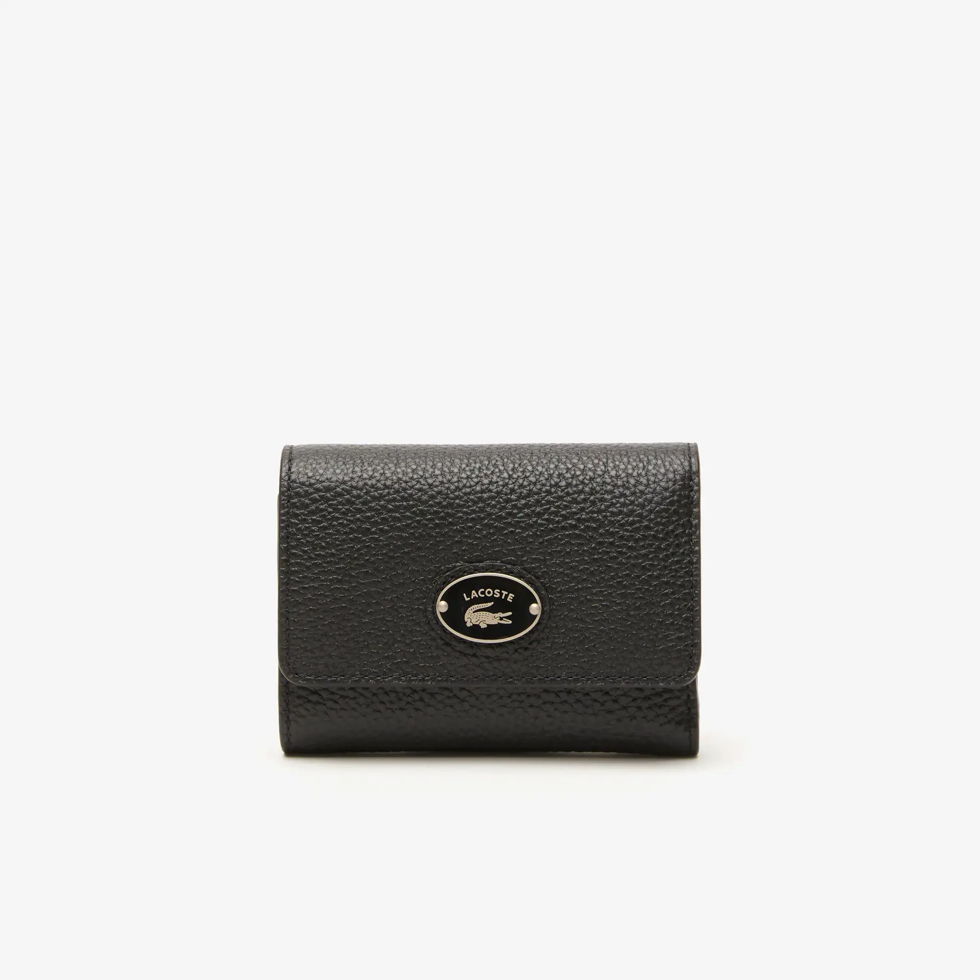 Lacoste Women’s Top Grain Leather Flap Close Wallet. 1
