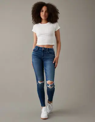 American Eagle Forever Soft Curvy High-Waisted Jegging. 1