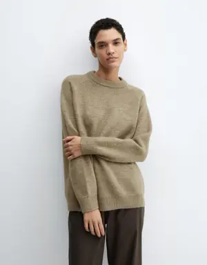 Mango Round neck knit sweater