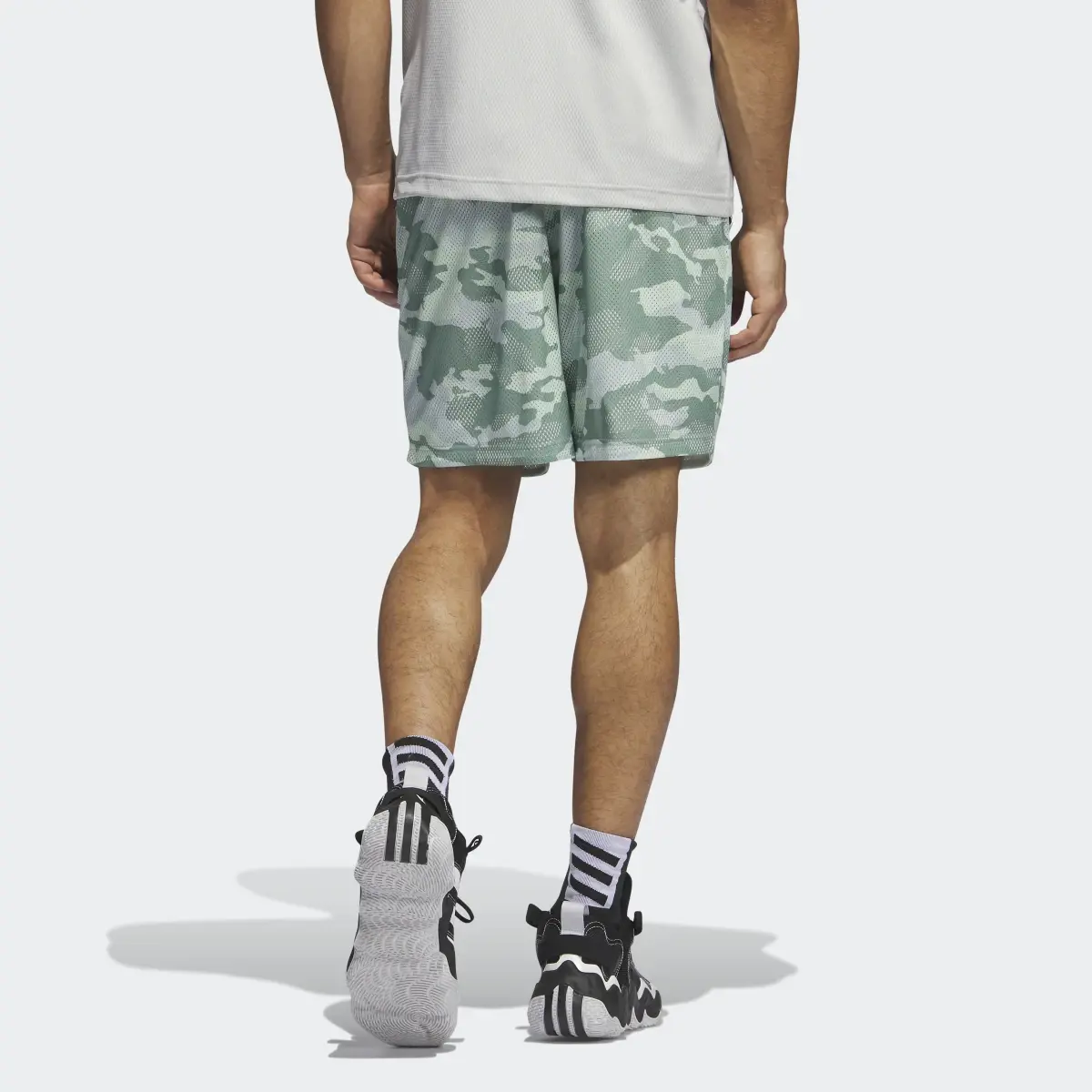 Adidas Legends Allover Print Shorts. 2