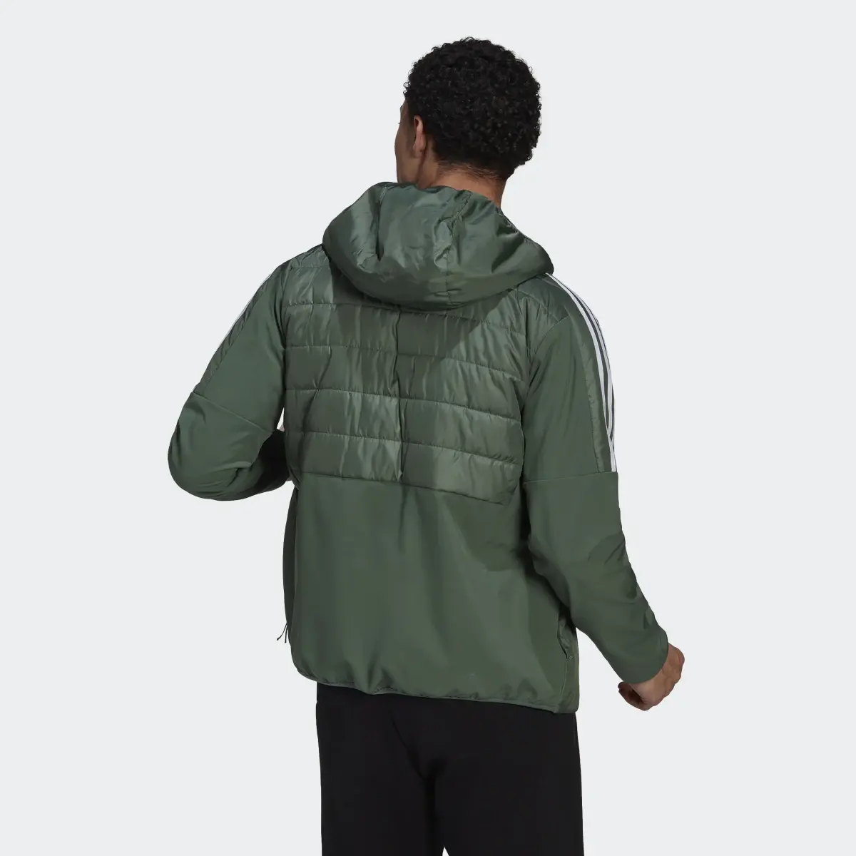 Adidas Veste à capuche Essentials Insulated Hybrid. 3