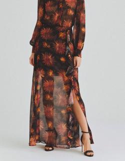 Floral fall dress