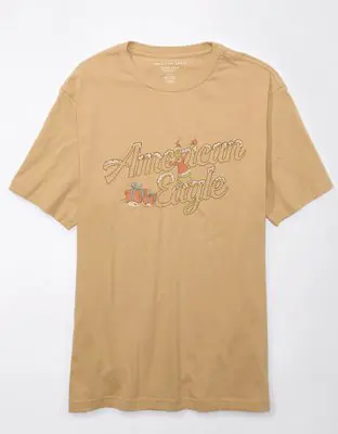 American Eagle Super Soft Grinch Holiday Graphic T-Shirt. 1