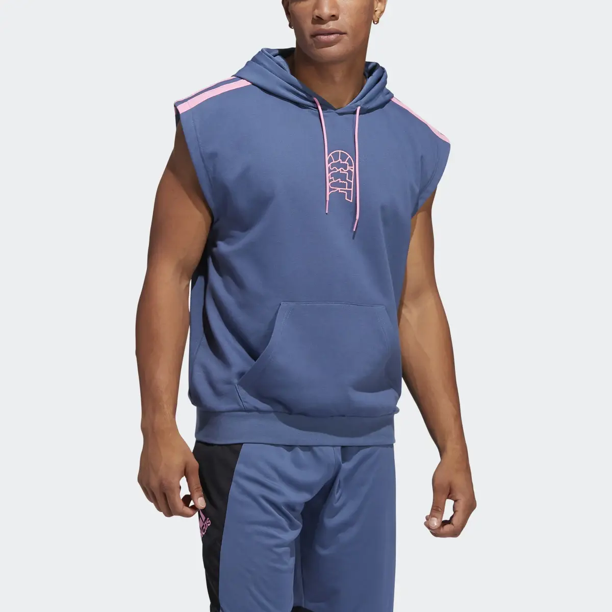 Adidas World Wide Hoops Sleeveless Hoodie Gender Neutral