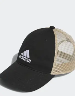 Relaxed Mesh Snapback Hat