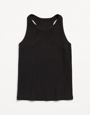 Old Navy UltraLite High-Neck Tank Top for Girls black