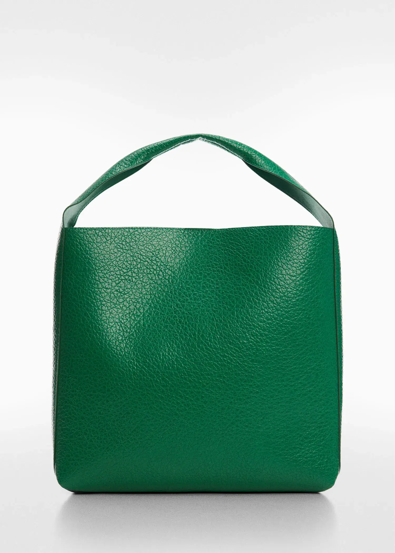 Mango Shopper Bag mit Leder-Effekt. 1