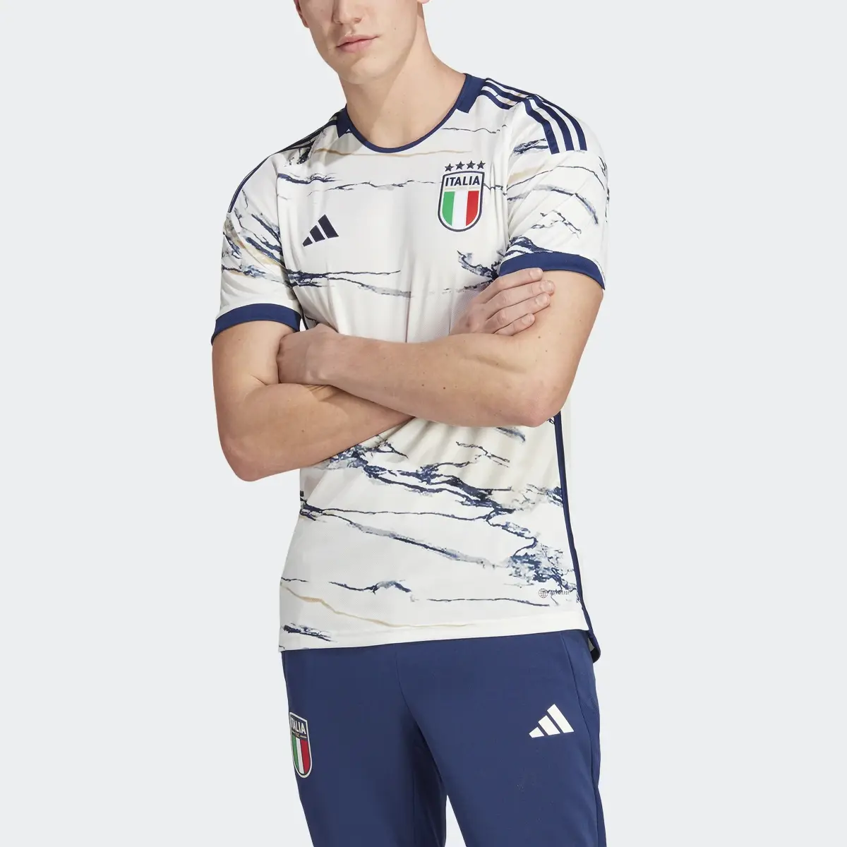 Adidas Italy 23 Away Jersey. 1