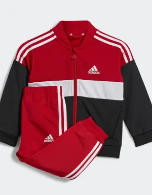 Adidas Tiberio 3-Stripes Colorblock Shiny Tracksuit Kids. 2 Adidas Tiberio 3-Stripes Colorblock Shiny Tracksuit Kids. 2