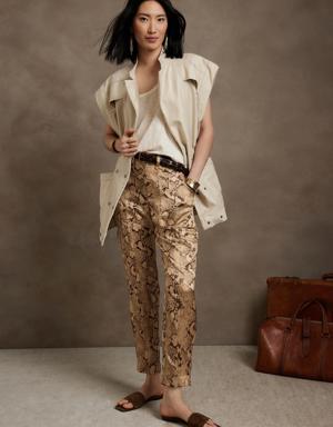 Petite Allure Silk Cargo Pant multi