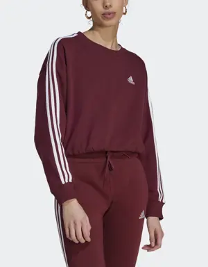 Adidas Felpa Essentials 3-Stripes Crop