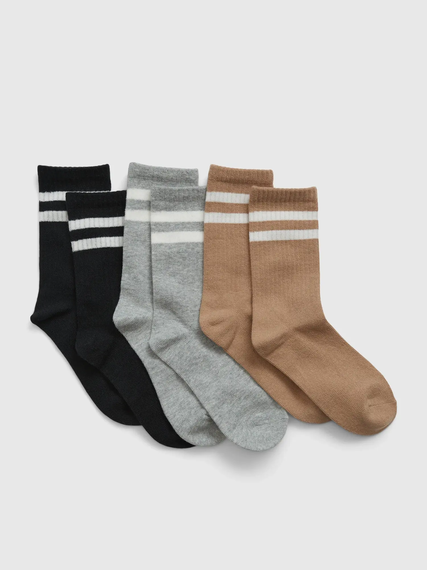 Gap Kids Cotton Crew Socks (3-Pack) multi. 1