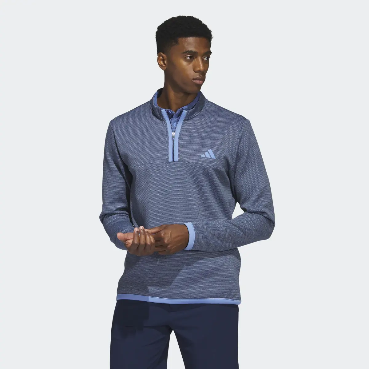 Adidas Microdot 1/4-Zip Golf Pullover. 2