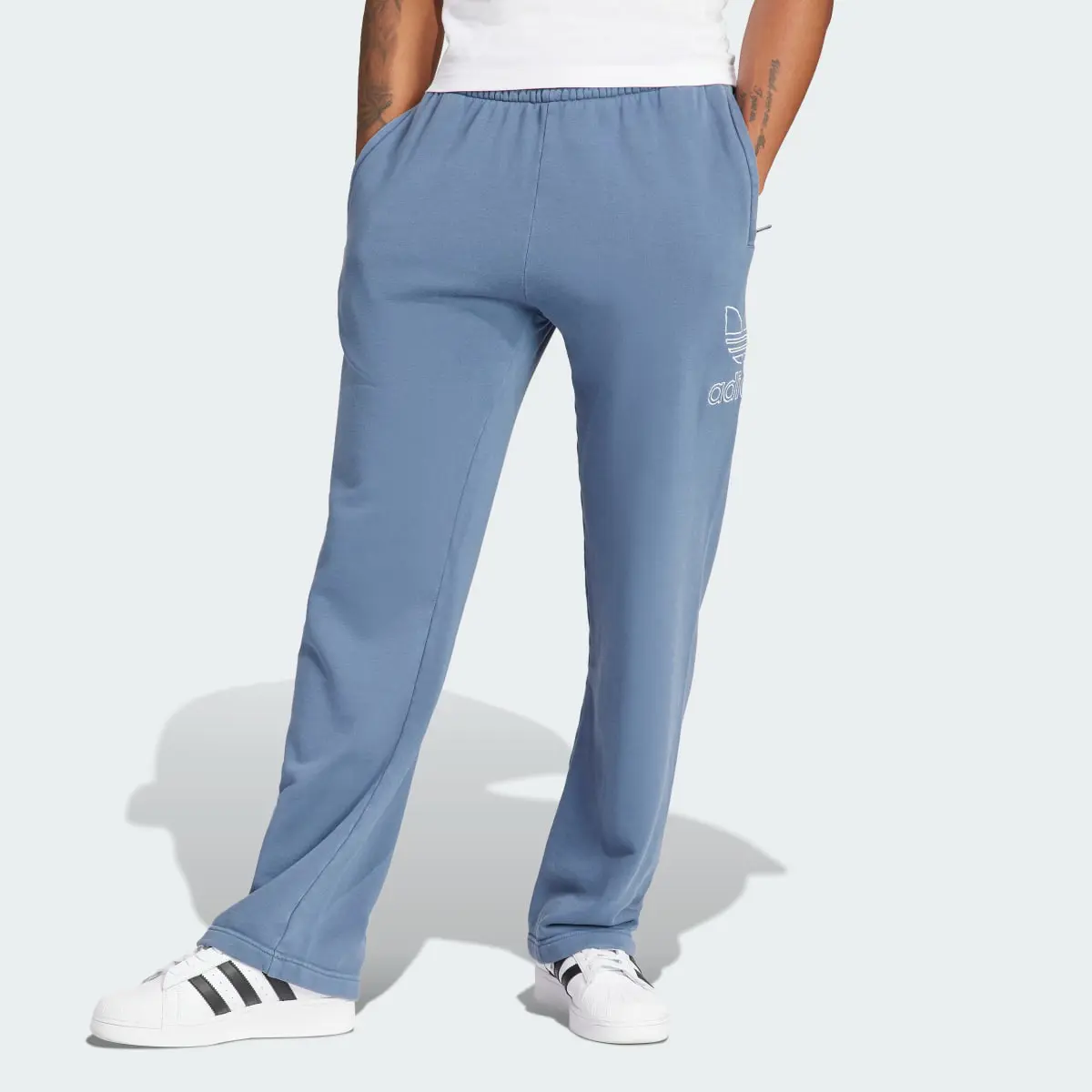 Adidas Pantalon Trèfle ajouré Adicolor. 1