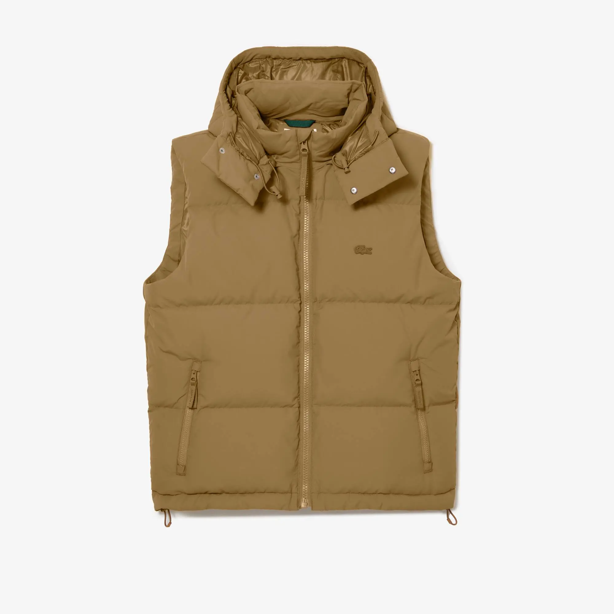 Lacoste Down Gilet with Quilted Crocodile. 1