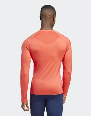 Adidas T-shirt à manches longues Techfit 3-Stripes Training. 3 Adidas T-shirt à manches longues Techfit 3-Stripes Training. 3