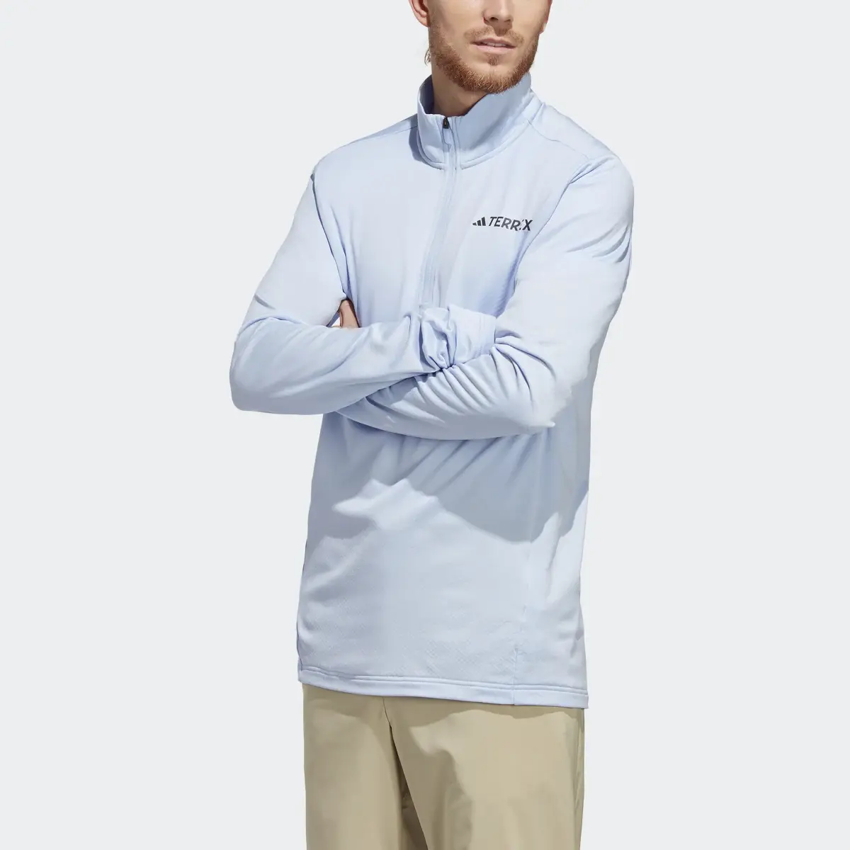 Adidas Sweat-shirt demi-zip molleton Terrex Multi. 1