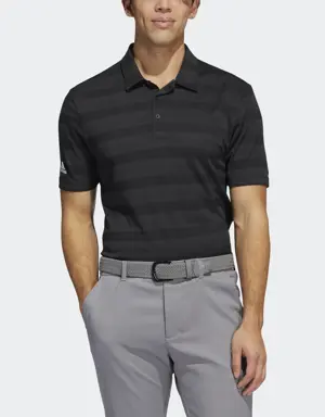 Two-Color Striped Polo Shirt