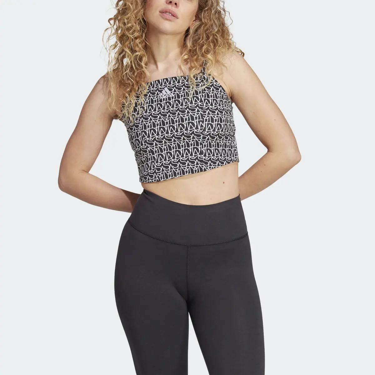 Adidas Allover adidas Graphic Corset-Inspired Atlet. 1