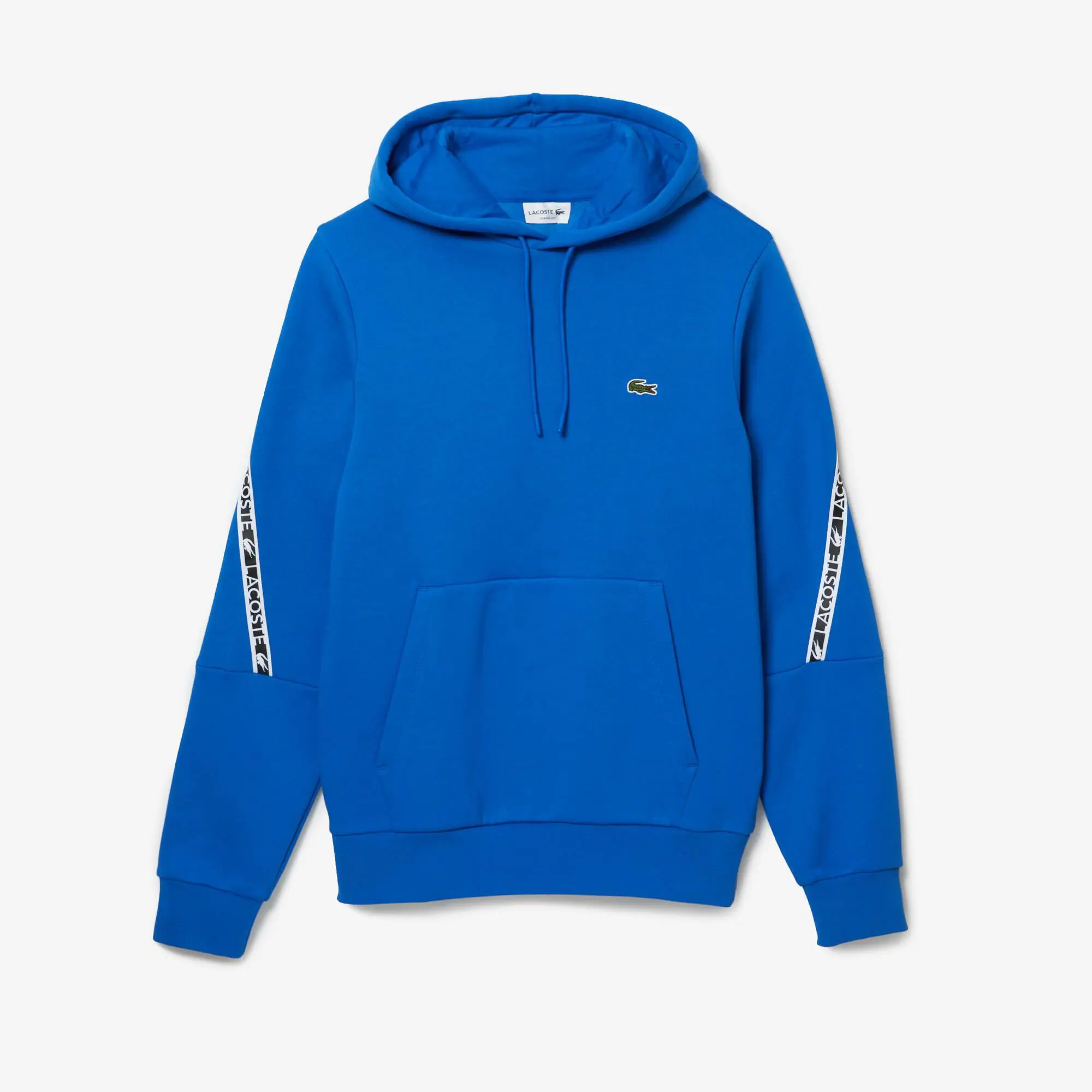 Lacoste Men's Lacoste Classic Fit Printed Bands Hooded Sweatshirt. 2