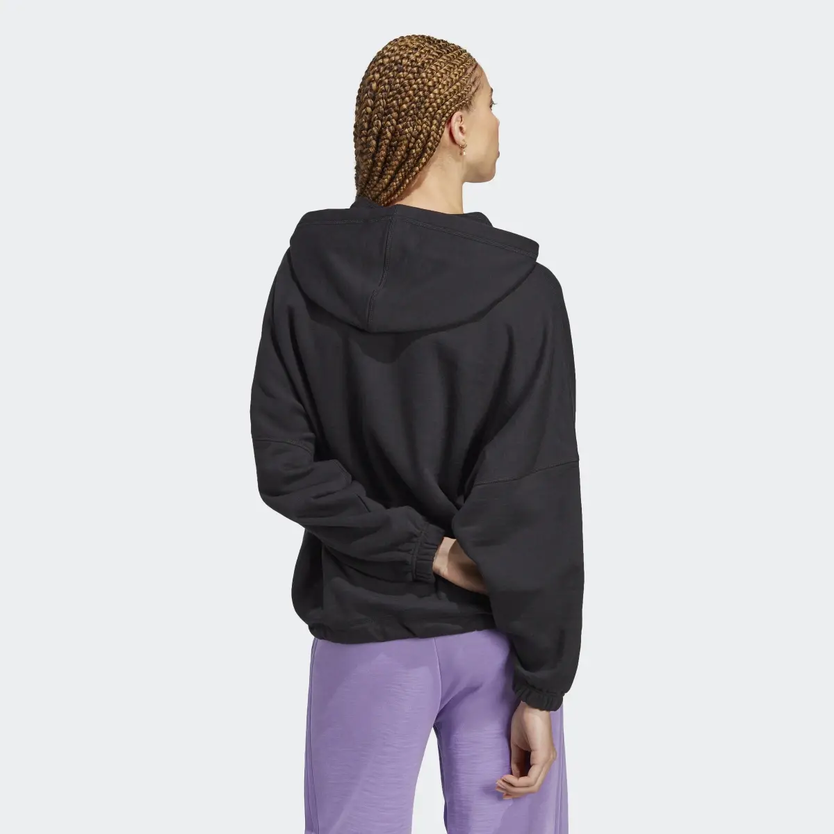 Adidas Sweat-shirt à capuche oversize et polyvalent Dance. 3