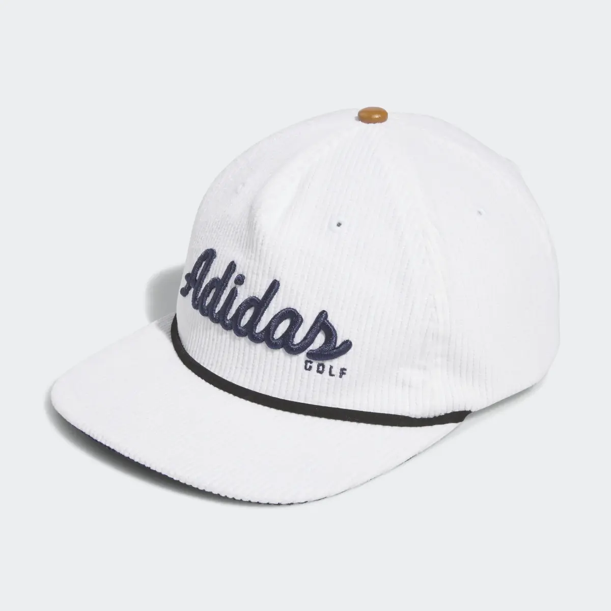 Adidas Corduroy Leather Five-Panel Rope Hat. 2