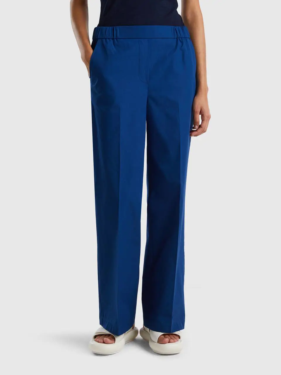 Benetton trousers with elastic waist. 1
