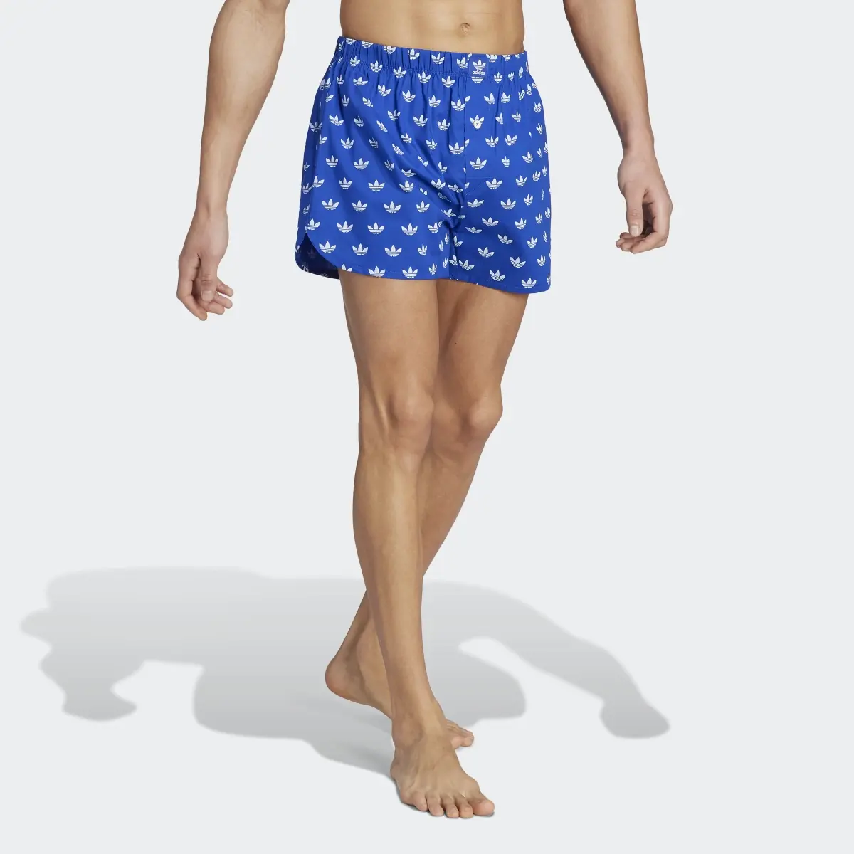 Adidas Comfort Core Cotton Icon Woven Boxer Underwear. 3