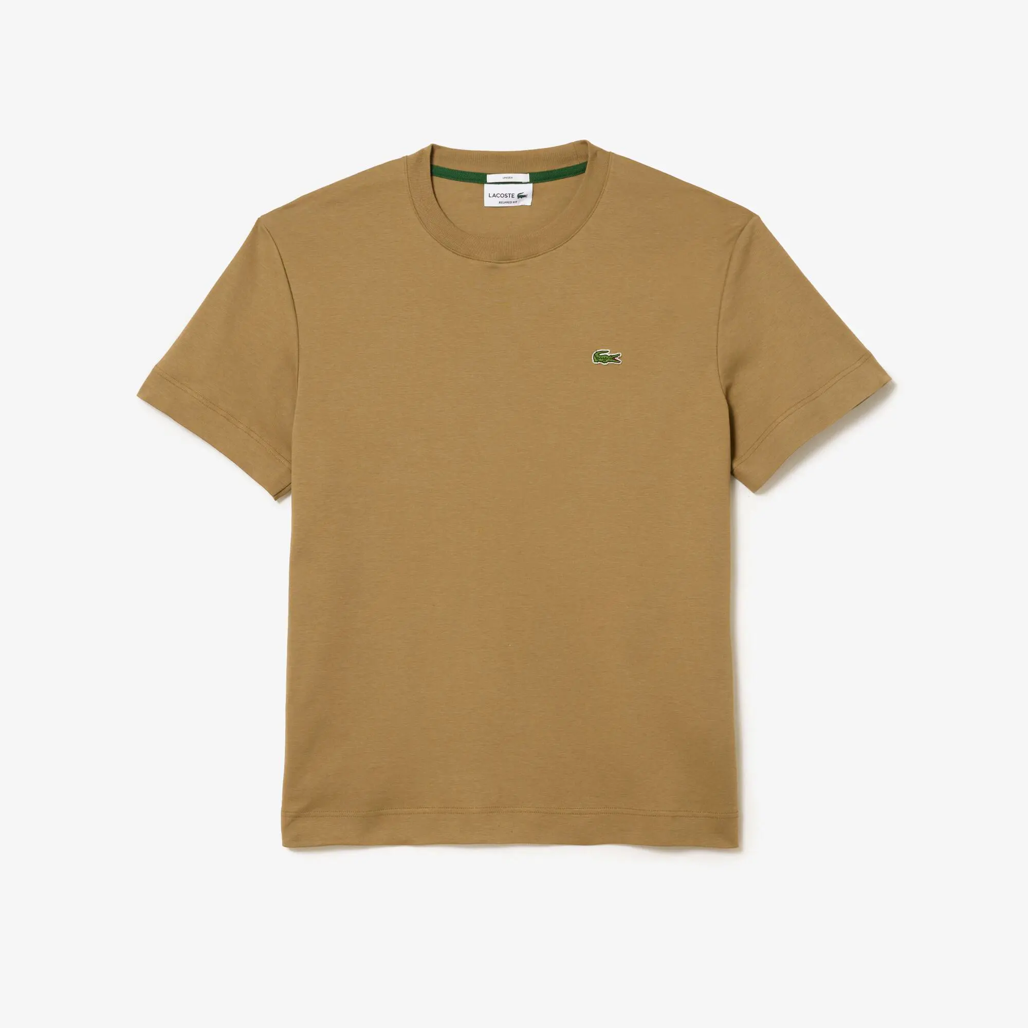 Lacoste Camiseta unisex de algodón ecológico con cuello redondo. 2