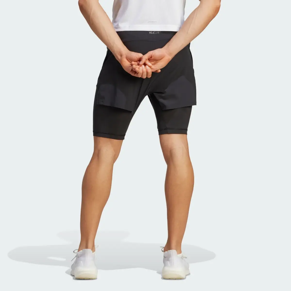 Adidas Short da allenamento HEAT.RDY HIIT Elevated 2-in-1. 2