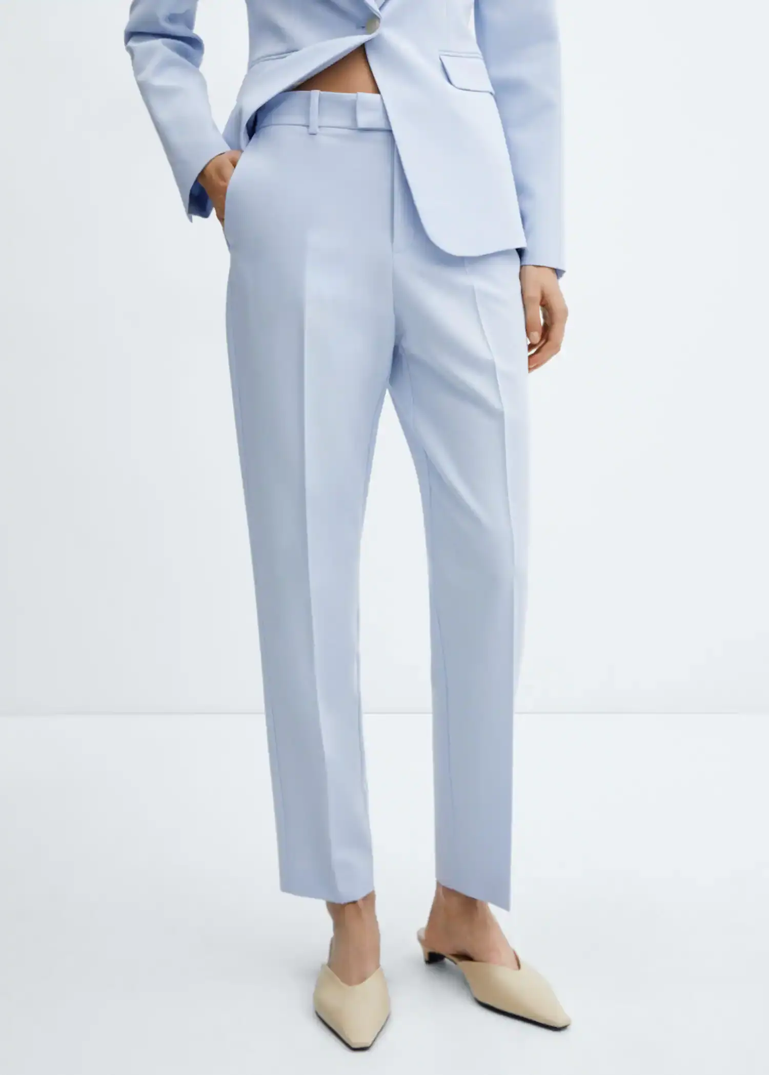 Mango Straight suit trousers. 1