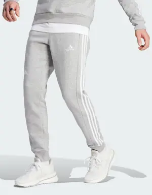 Adidas Pantalon fuselé à 3 bandes en molleton Essentials