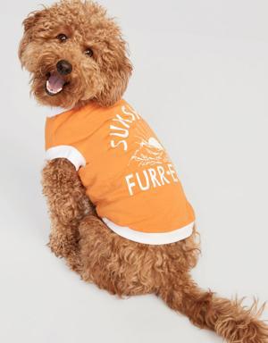 Old Navy Printed T-Shirt for Pets multi