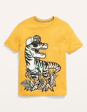 Short-Sleeve Graphic T-Shirt For Boys yellow